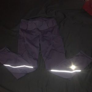 Lululemon Purple Mesh Leggings
